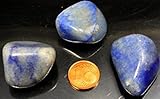 1 Blauquarz Trommelstein Taschenstein Handschmeichler I Glücksbringer I Energiearbeit | Meditation I Lucky Stone I Glückssteine | Mineralien | Dekosteine I