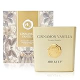 Airkeep Candle Duftkerze Cinnamon Vanilla, 460g Kerze mit langer Brenndauer bis zu 94 Stunden, Geschenke Kerze für Frauen Männer