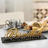Bismi-llah Freistehendes Tischschild, Bismi-llah Tischdeko, Bismi-llah Holz Deko, Ramadan Tischdekoration, Maßgeschneiderte Eid-Dekorationen, Islamische Dekorationen, Islamische Geschenke, بسم الله