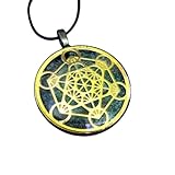 Orgonit Anhänger 'Metatron' | Edelstein Heilstein Schmuck Schutz Glücksbringer (B8)