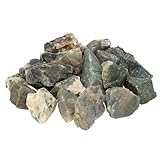 Wassersteine 300g | 100% naturbelassene Edelsteine Heilsteine | Echte unbehandelte Rohsteine für Edelsteinwasser Lebensquelle Plus (Moosachat, grün)