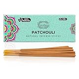raajsee Patchouli-Räucherstäbchen100 g Packung,100% natürlich,handgerollt, frei von Chemikalien, perfekt für Kirche, Aromatherapie, Entspannung, Meditation, Positivität und sinnliche Therapie