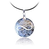 Orgon Amulett Limitless mit Disthen, Leder, ohne Stein, Leder, Ohne Stein