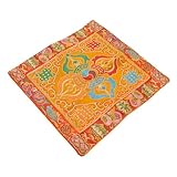 STOBOK Gewebtes Tuch Tischdecke aus Altartuch tibetischer Wandteppich Packstoff aus Buddhismus Stickerei Tapisserie buddhistische Versorgung Zen buddhistische Schriften Stoff Satin