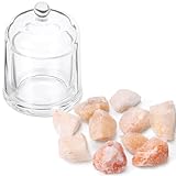 Navaris Stein Aroma Diffuser kabellos - Diffusor für ätherische Öle - Duft Öl Diffuser mit angenehmen Duft für bis zu 2 Tage - Salzkristall Pink