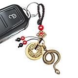 Chinesischer Schlangenjahr Schlüsselanhänger – Neujahrsschlangen Schlüsselanhänger – Messing Chinesischer Jahr Schlangen Schlüsselanhänger, Inspiriert Vom Chinesischen Tierkreiszeichen Schlange, Volle