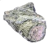 CRIGEMA Rohstein Mineral für Heilstein Meditation Kristalle (TURMALIN GRÜN ANGURIA ROH 3-4 CM)