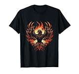 Feuervogel Phoenix Feuerphönix Vogel Wiedergeborener Phönix T-Shirt