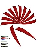 longbowmaker Pfeil Feder 4 Zoll Naturfedern Bogenschießen DIY Pfeile Zubehör 40 Stücke Rechter Flügel Turkey Federn