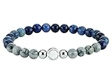 Liebeskind Berlin Beads-Armband LJ-0091-B-17 Jasper & Edelstahl