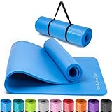 KG PHYSIO Yogamatte Rutschfest & Gepolstert - Yoga Matte mit Tragegurt, Fitnessmatte, Sportmatte Dicke 8mm, Gymnastikmatte, Gym Matte, Pilates Matte, Fitness Matte, 183x60cm