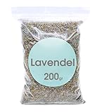 Lavendel Getrocknet 200Gr - Lavendelblüten - Lavendelblüten Getrocknet - Lavendelsäckchen - Lavendel - Lavendeltee - Lavendel Säckchen - Lavandel fur Lufterfrischer, Ätherische Öle, Seifen, Kosmetika