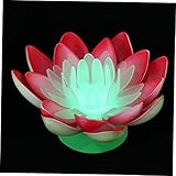 WOONEKY Bunte Lotus Laterne Lotus Lampe Batteriebetrieben Lotus Licht Party Lotus Licht Hochzeit Lotus Licht LED Lotus Licht Lotus Licht Ornament Lotus Licht