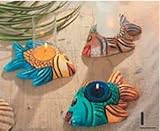 Hobbyfun Kerzenhalter in Rahmenform für Fische, 13,5 cm