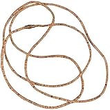 TreegoArt Tulsi Kanthi Mala/Natural Tulasi Kanthi Mala/Original Tulsi Kanthi/ISKCON Tulsi Mala/Vaishnav Tulsi Mala/Basilikum Mala (Größe: 3 mm, Länge: 61 cm)