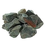 Wassersteine 300g | 100% naturbelassene Edelsteine Heilsteine | Echte unbehandelte Rohsteine für Edelsteinwasser Lebensquelle Plus (Heliotrop, grün)