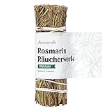Rosmarin Räucherwerk 10cm – Aromatherapie Smudge Stick – 100% natürlich, handgebundenes Bundle – ideal für Meditation, Chakra Reinigung & energetische Rituale – Rosemary Smudge Stick – Aromaholik