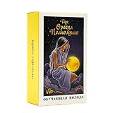 Tarotkarten, russisches Tarot-Deck, Schicksals-Wahrsagungsspiel, mit leicht verständlichen Anweisungen, Schicksals-Wahrsagung und Wahrsagung, 10,5 x 6 cm, für Erwachsene, Familie und Freunde