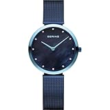 BERING Damen Uhr Quarz Movement - Classic Collection mit Edelstahl und Saphirglas 18132-398 - Wasserdicht: 3 ATM