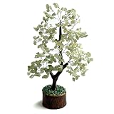 Zenith Gaia Edelsteinbaum – Kristallbaum des Lebens aus Silberdraht – Spirituelle Deko mit Aventurin für Feng Shui, Wohlstand & Glück – Handgefertigt, ca. 25 cm, 300 Steine