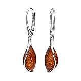 Copal Hochwertige Damen Ohrhänger Aus 925 Sterlingsilber Mit Natürlichem Bernstein