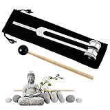 128 Hz Standard Stimmgabel, Aluminiumlegierung Stimmgabel Set, Mit hammer Und Tasche, Für Dna-Reparaturheilung Klangtherapie, Violine, Gitarre, Klavier, Tuner Geräte