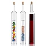 Hohlraumflasche als Verpackung für Geldgeschenke | Flasche mit befüllbarem Hohlraum für Geldscheine und Gutscheine | Geschenk zum Hochzeitstag | Auch mit Personalisierung