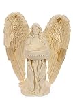 Engel auf Knie Teelichthalter 18cm