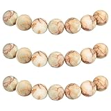 MJDCB Perlen zum Auffädeln 8mm 45 stück Blutstein Halbedelsteine Perlen mit Loch Natürliche Lose Runde Steinperlen für Herstellung Schmuck Armbänder Halsketten