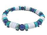 SCHÜTZE: Türkis Sodalith Chalcedon Sternzeichen Edelstein Stretch Armband Größenwahl DisplayLength 16