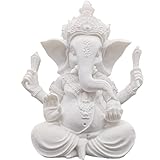 PIGPIGFLY Ganesha Buddha Statue,Buddha Figur,Deko Statue,Deko Wohnzimmer,Indische Ganesha, Home Store Dekoration(Sandstein)