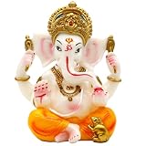 Hindu-Lord Ganesha Idol – Indien Gott Ganesha Statue Diwali Geschenke indische Puja Artikel Home Temple Mandir Pooja Dekor Auto Dekor Indische Hochzeit Diwali Geburtstagsgeschenke Yoga Zimmer Altar