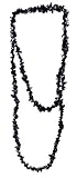 budawi-Ketten Blaufluss Splitter Kette ca. 90 cm lang, Blauflusskette ohne Verschluss