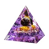 1.96' Große Heilstein Energie Pyramiden Pyramiden Stein Amethyst Pyramide Kristall Pyramide Chakra Pyramide Für Heilung Meditation Orgonit Pyramide Für Meditation Yoga, Wahrsagen, Heimdekoration