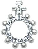 Generico 90.124.30 DAM Rosenkranz Finger Dutzend Gebet Kreuz St. Damian Silber