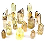 Citrin Natur Spitze poliert aus Brasilien Edelsteine Kristalle Heilsteine Wassersteine Glückssteine (Spitze Nr.1 mit 10 g - 20 g)