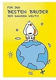 65566 - NICI - Klappkarte K047: Für den besten Bruder der ganzen Welt!