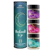 Hallingers Rauhnacht to go - 3er Premium Räucherwerk Geschenk-Set zum Räuchern in Rauhnächten (Set) - Geschenkideen Weihnachten & Geschenke Adventskalender | Glückwunsch Jahrestag Freundschaft Genesun