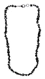 Hämatit (rek.) Splitter Kette ca. 45 cm lang mit Karabinerverschluss, Edelsteinkette Hämatit (rek.)