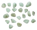 Prehnit gerollt von 2 bis 3 cm, Naturstein für Heilstein, 1 Stück, 2 bis 3 cm, Stein, Prehnit, 2 à 3 cm, Stein, Prehnit