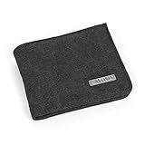 Sativa Flache Hanftaschen, Grau, grau, Flach