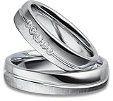 Kolibri Rings Eheringe Silber 925 5 Zirkonia Steine Paarpreis- Inkl. Etui + Gravur