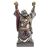 Lachineuse – Statuette des lachenden Buddha für Gesundheit und Langlebigkeit – Buddha-Statue 15 cm, Farbe Bronze – Feng Shui-Dekoration – chinesisches Zen-Objekt – Geschenkidee China Asien