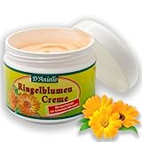 D'Aniello 125ml Ringelblumensalbe - Narbensalbe - Wundsalbe - Calendula Essenz - Melkfett Ringelblume - Calendula Wundsalbe - Feuchtigkeitspflege - Ringelblumen Creme - Calendula Creme