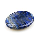 Jicyor Lapislazuli Glückssteine Kristalle Steine Handschmeichler Stein Edelsteine für Kinder Heilsteine Edelsteine Chakra Steine für Angst Stressabbau Wahrsagerei Reiki Heilung Meditation