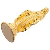 Artibetter Vergoldete Marienstatue Tischdekoration Göttinnen Weihnachtsfigur Katholische Weihnachtsfigur Miniaturskulpturen Unsere Liebe Frau Der Gnade Heilige Jungfrau Goldene Figur