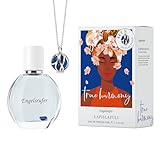 Engelsrufer Powerful Stone Duftset Damen – Eau de Parfum 30ml True Harmony & Paradise Halskette mit echtem Lapislazuli aus Edelstahl IP Rhodium – Geschenk Frauen