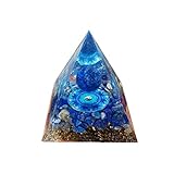 Orgonit pyramide,Amethyst Sphere Lebensbaum Kristall stein für positive Chakra Heilung Meditation Yoga Geschenk Haus Dekoration 6CM
