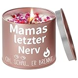 PRSTENLY Geschenke für Mama, 9OZ Stumpenkerzen Muttertagsgeschenke für Beste Mama, Geburtstagsgeschenk für Frauen, Geschenk Mutter Frau zum Ostern Muttertag Geburtstag Weihnachten