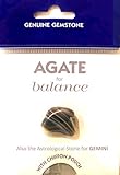 Achat für Balance - echter Edelstein - auch für Sakralchakra und Stein für astrologische Sternzeichen Zwillinge
